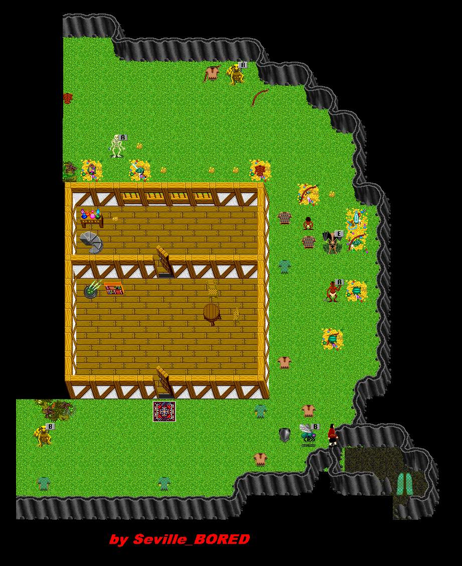 Lori invites you into her hut for a cup of tea.