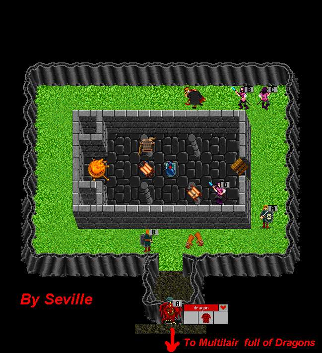 Loot the lair for pots!