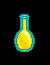 rounded yellow bottle