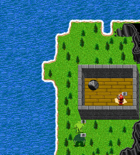 Blow wall or door in.