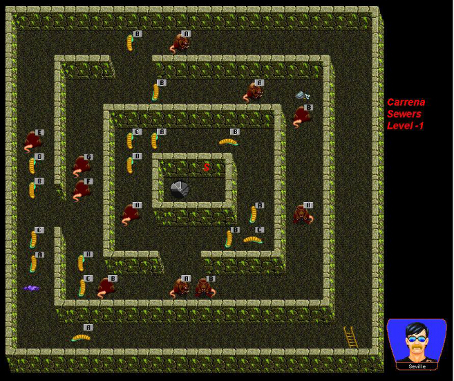 Grubs poision! Find the center.